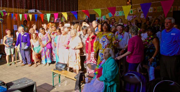 Group of older people at an event hosted by Southwark Cares organisation