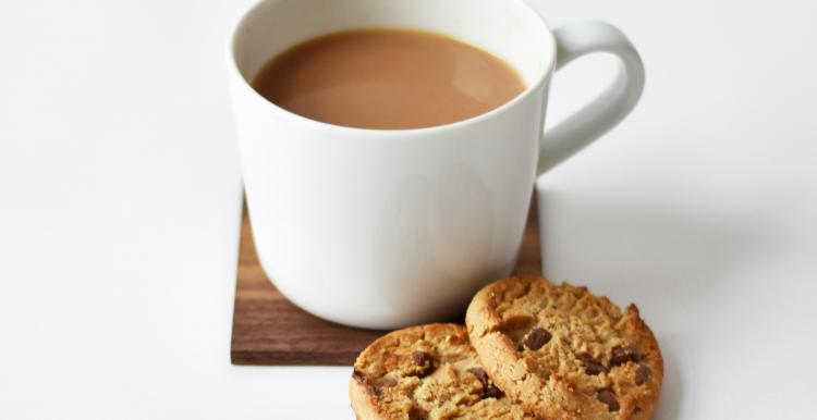 Tea and biscuits image Tea and biscuits image