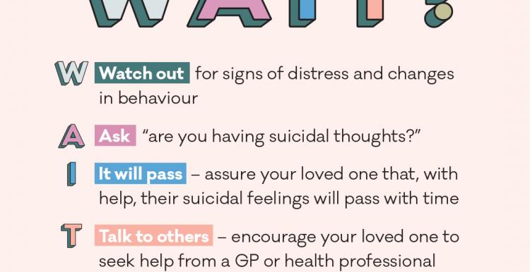 mental health foundation suicide prevention infographic