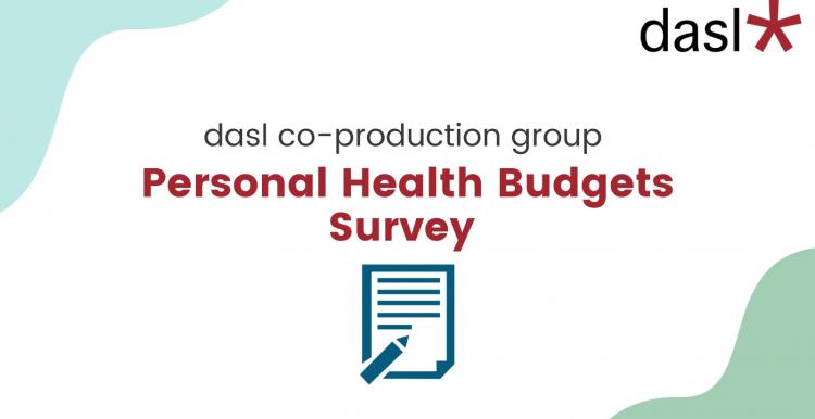 Disability Advice Service Lambeth PHBs cover image co-production group - personal health budgets survey