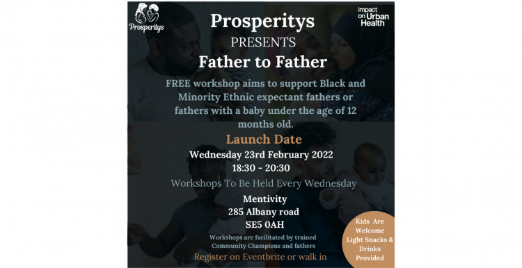 Prosperitys Father to Father Workshop Poster