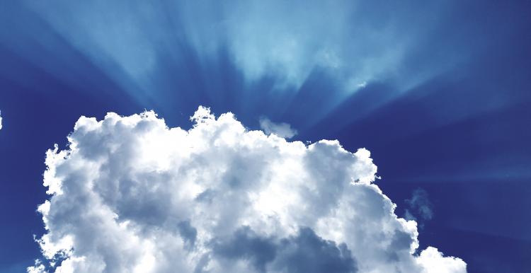 image of the blue sky