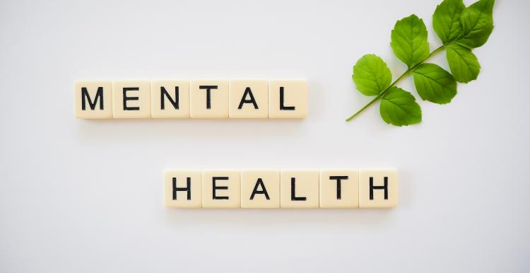 Mental health spelt on scrabble pieces Mental health spelt on scrabble pieces