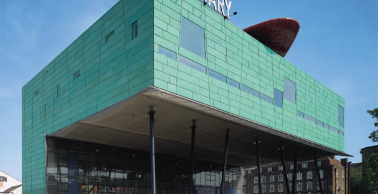 Peckham Library Peckham Library building in winter
