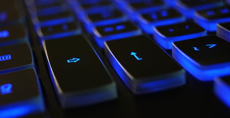 Computer keyboard lights