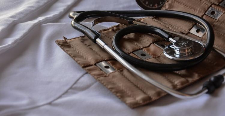stethoscope and other medical kit