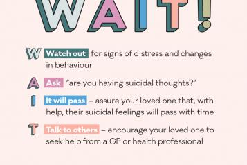 mental health foundation suicide prevention infographic