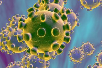 Coronavirus COVID-19 viral structure illustration 