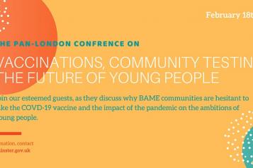 Event cover - Vaccines, Community Testing & The Future of Young People