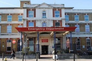 Kings college Hospital accident and emergency department building
