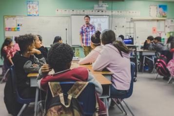 CHildren in classroom