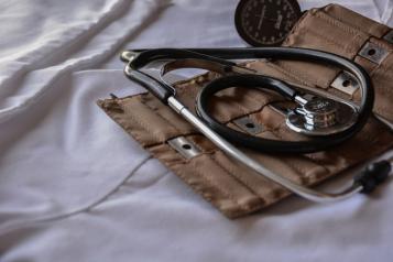 stethoscope and other medical kit