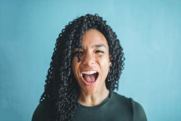 screaming woman
