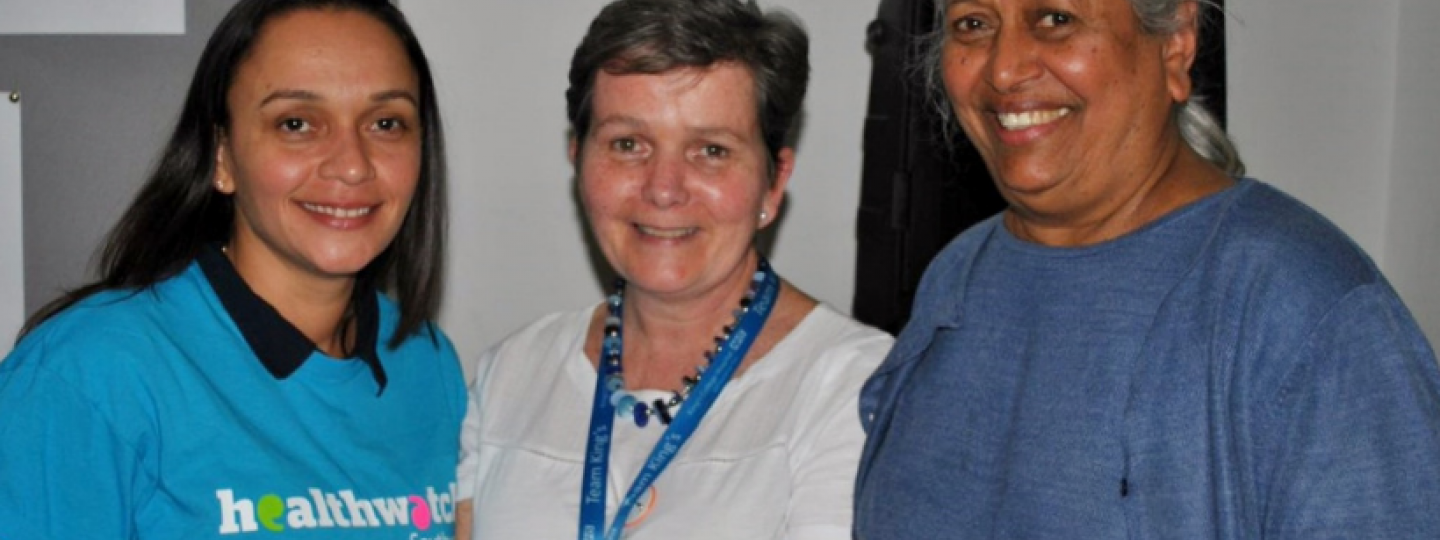 Our volunteers smiling