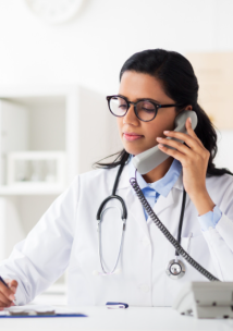GP on the phone